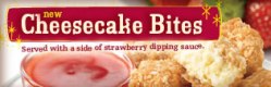 Sonic's Cheesecake Bites