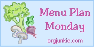 Menu Planning Monday