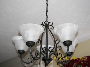 Breakfast Room light fixture