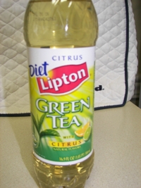 Lipton Diet Green Tea bottles