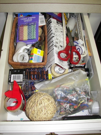 Junk Drawer in the Kitchen