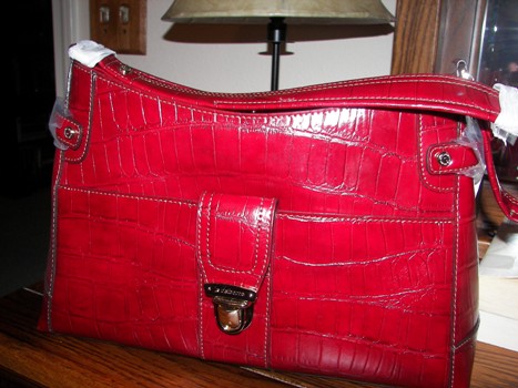 Red Liz Claiborne purse