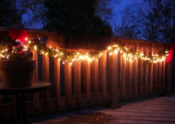 Deck with Garland