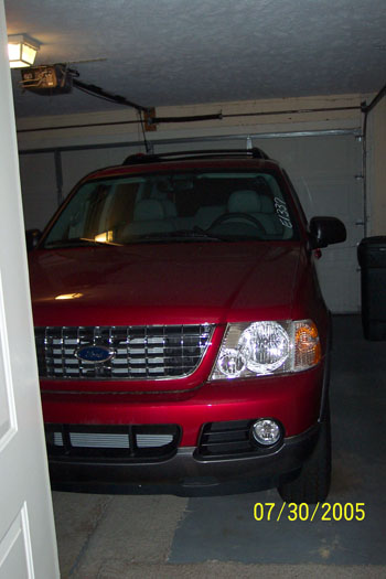 My Explorer, at home in her new garage!