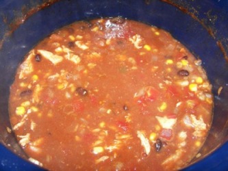 Chicken Taco Soup, Afterwards!