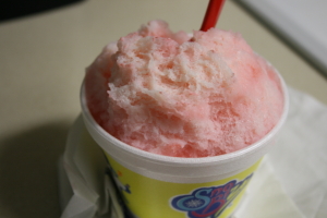 Snow Biz Strawberry Shortcake snow cone