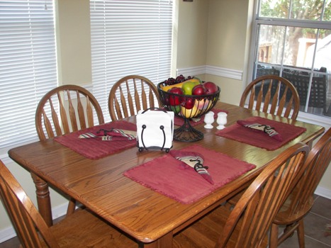 Kitchen Table, in our Breakfast Room