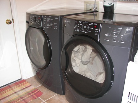 New Kenmore hE Washer and Dryer, graphite color