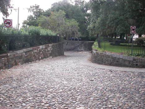 Cobblestoned Street