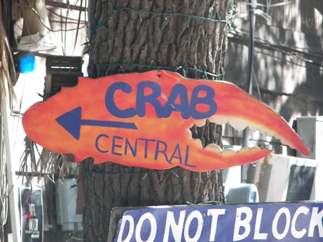 Crab Shack sign